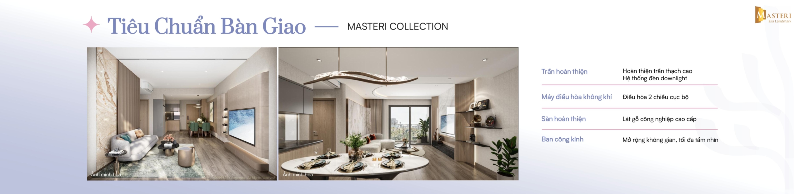 Tiêu chuẩn bàn giao căn hộ Masteri Era landmark Ocean Park 3